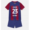 Barcelona Jules Kounde #23 Heimtrikot 2023-24 Kurzarm (+ kurze hosen)